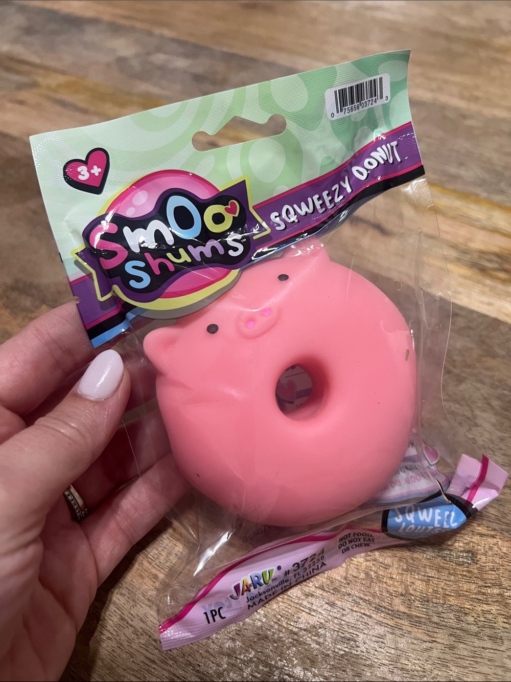Pig smooshums Squeezy Donut Toy